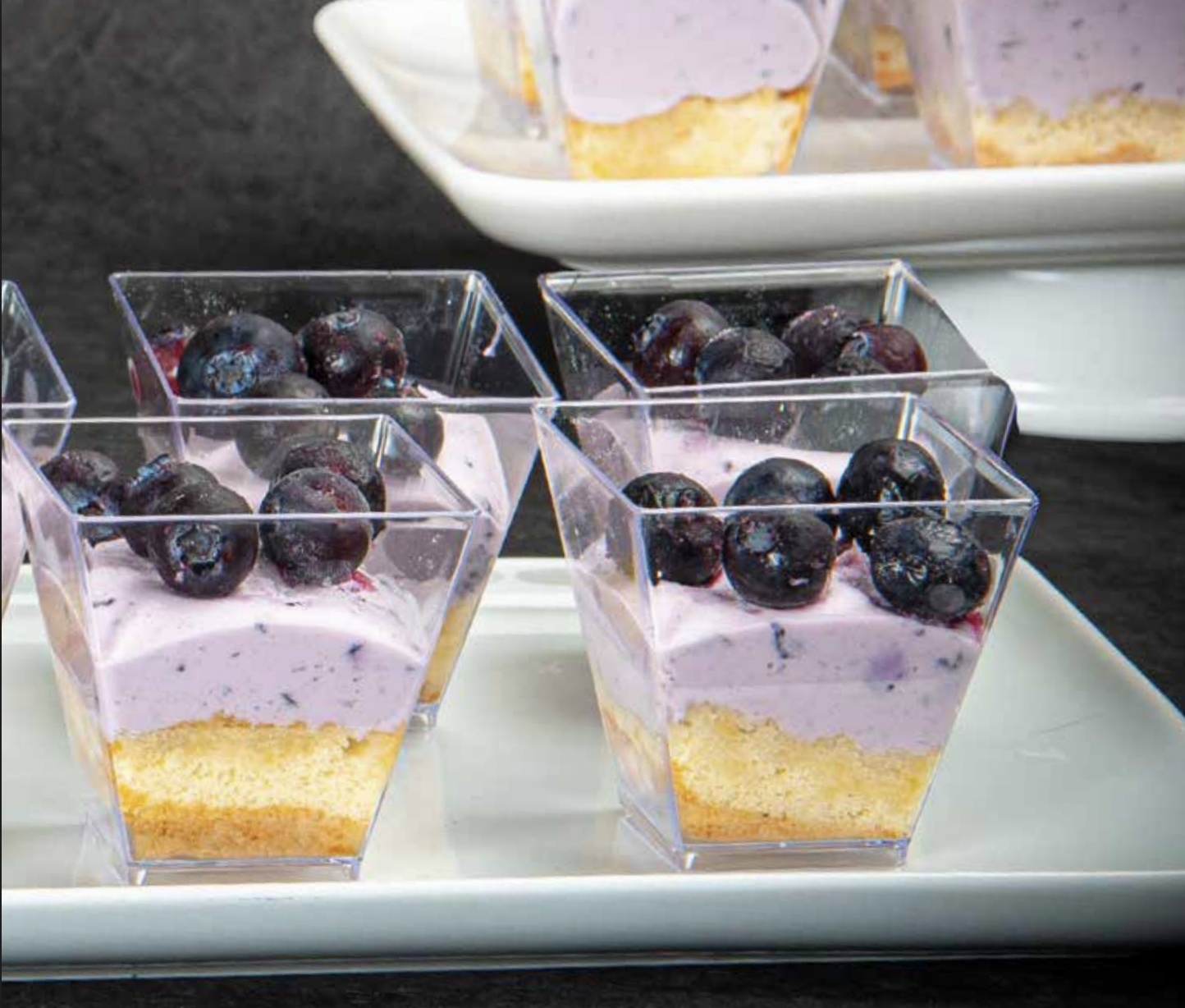 Glütensiz Yaban Mersinli Cheeseecake
