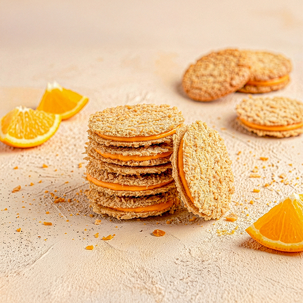 Glutensiz Portakal Kremalı Kurabiye